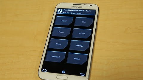 How to Install TWRP Recovery on Note 2 N7100 with ODIN
