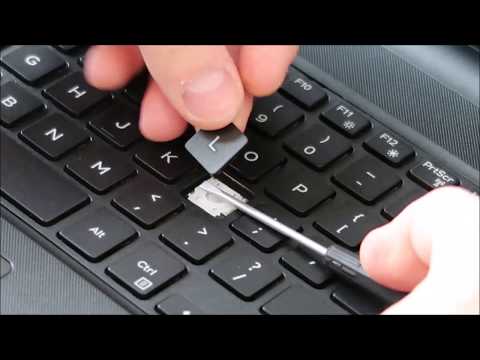 How To Fix Key Dell Inspiron Laptop - Replace Keyboard Key Letter Number Arrow Keys Etc