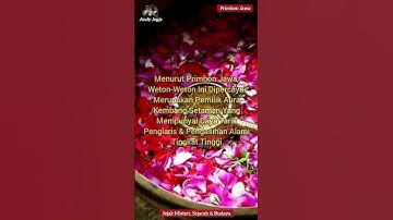 🌟 8 Weton Pemilik Aura Kembang Setaman #shorts #primbonjawa #weton #aura #penglaris #pengasihan