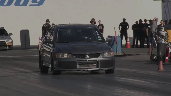 Samantha's Evola Mitsubishi Evo at E-Town...