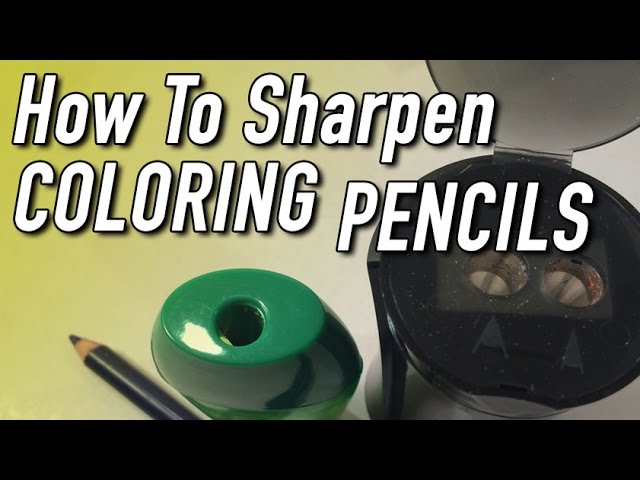 How to Sharpen a Colored Pencil: Discover How to Keep Your Pencils Sharp  and Prevent Breakage — Art is Fun