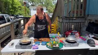 Huc A Poos cooking with Chef Tarantino