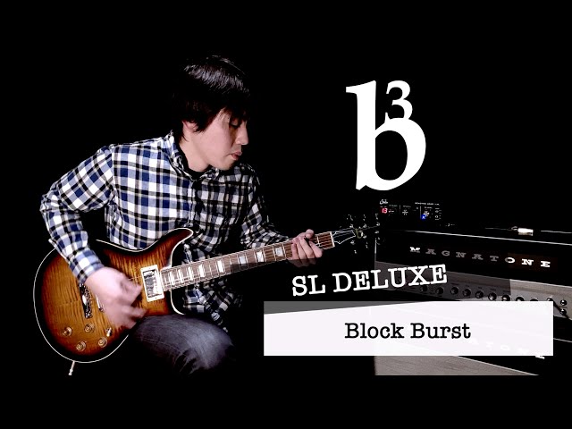 b3 Guitars SL DELUXE BLOCK BURST DEMO - YouTube