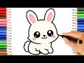HOW TO DRAW A CUTE BUNNY EASY ????