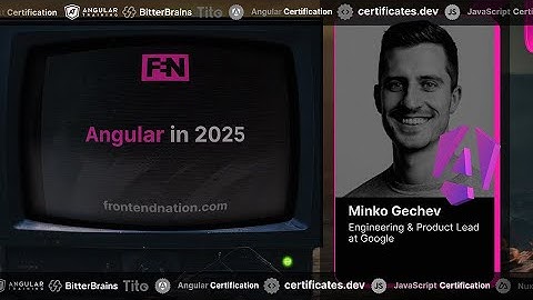 The Future of Angular in 2025 | Minko Gechev | Angular Day by Frontend Nation 2025