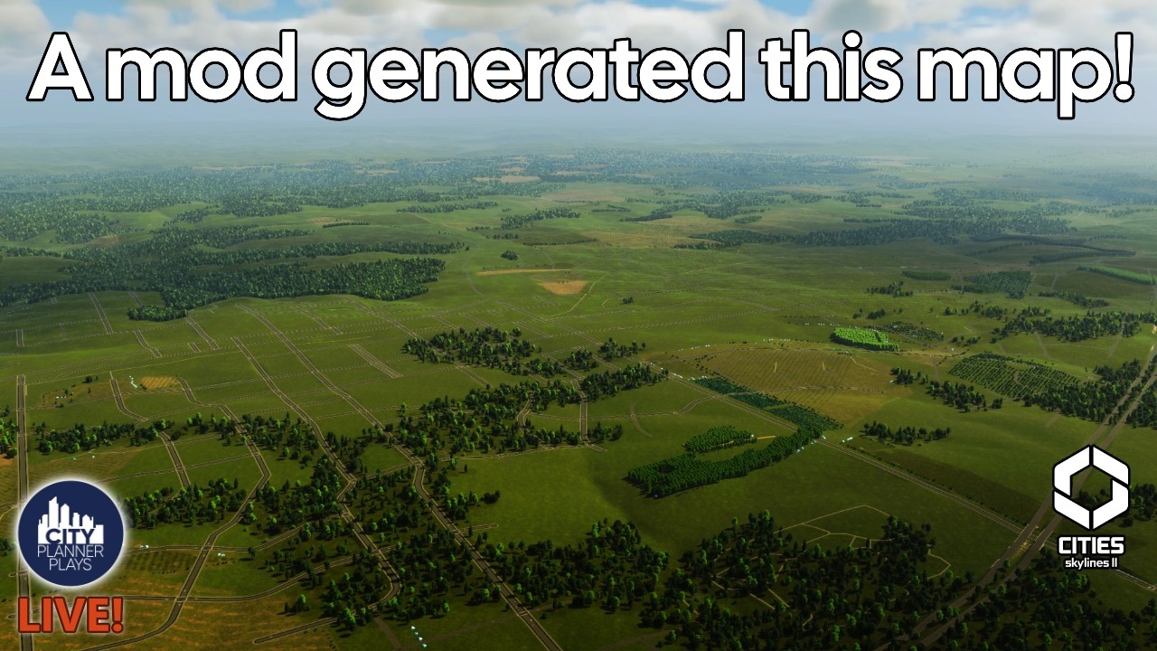 This mod is going to revolutionize Map making for Cities Skylines!  | 🔴 Livestream