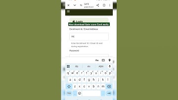 How to download the score card Gate 2025 easily #iitroorkee #iitian #gateexam