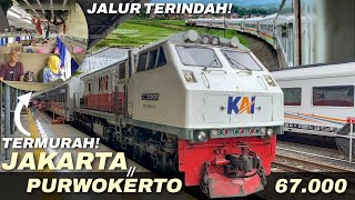 10 JAM PERJALANAN JAMINAN HEMAT ONGKOS ! Full Trip Naik Kereta Api Serayu Jakarta - Purwokerto