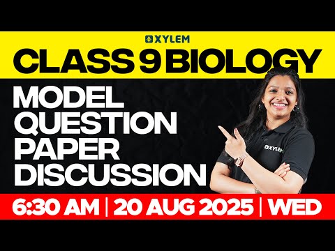 Class 9 Biology ONAM EXAM MODEL QUESTION PAPER DISCUSSION Xylem Class 9