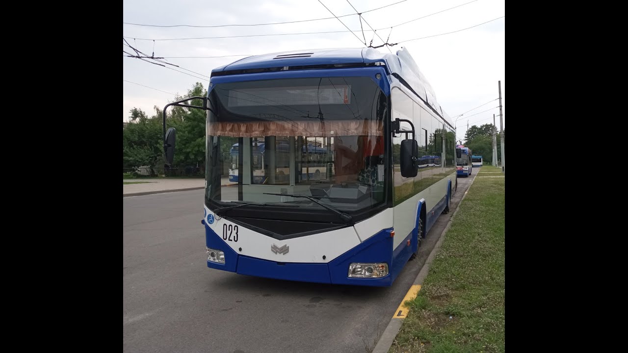 БРЕСТ ПОЕЗДКИ НА ДВУХ ТРОЛЛЕЙБУСАХ БКМ 32100А БОРТ 147 И БКМ 321 БОРТ ...