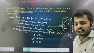 Conic Section Important Miscellaneous Examples ncert #sonu1995 #11thclass #jeemains #conicsections