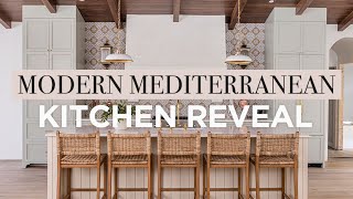 DIY Modern Mediterranean KITCHEN REVEAL