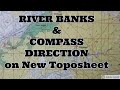 River Bank and Compass Direction on New toposheet #icse #geography #boards #new toposheet