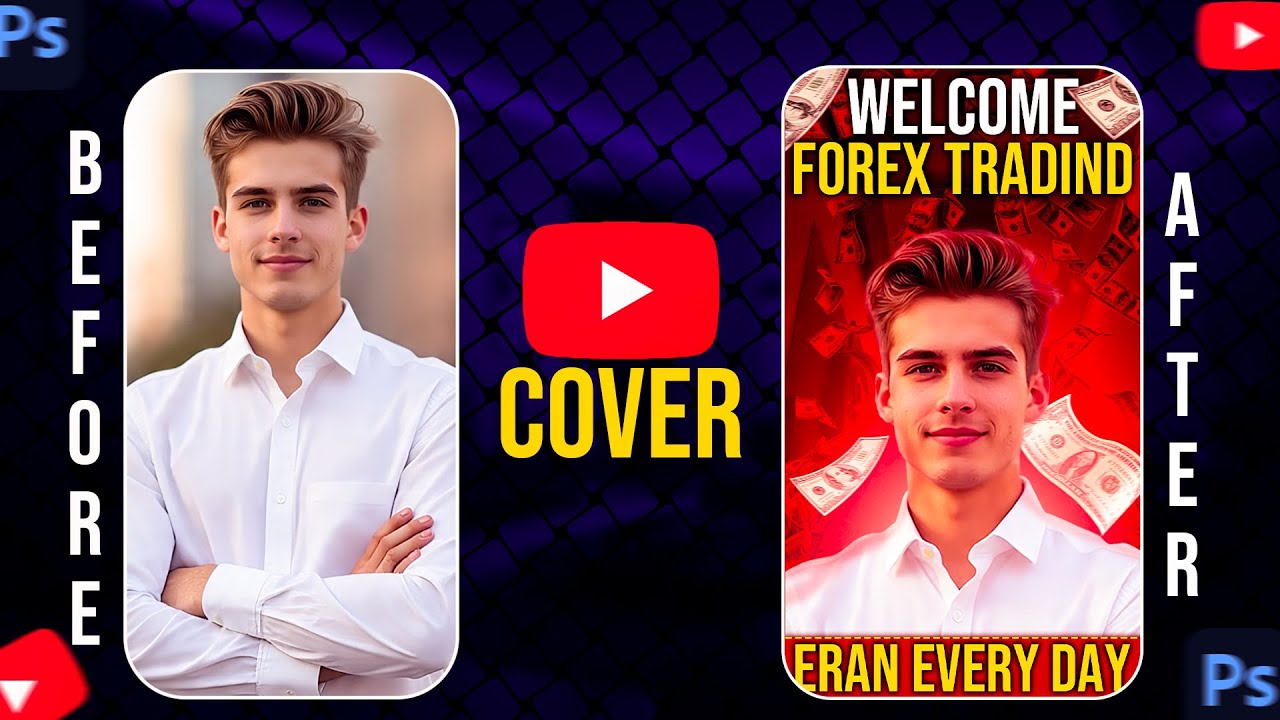 how to make youtube instagram reels cover in photoshop