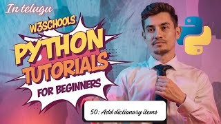 Add Dictionary Items in Python Telugu | Add New Key-Value Pairs Explained