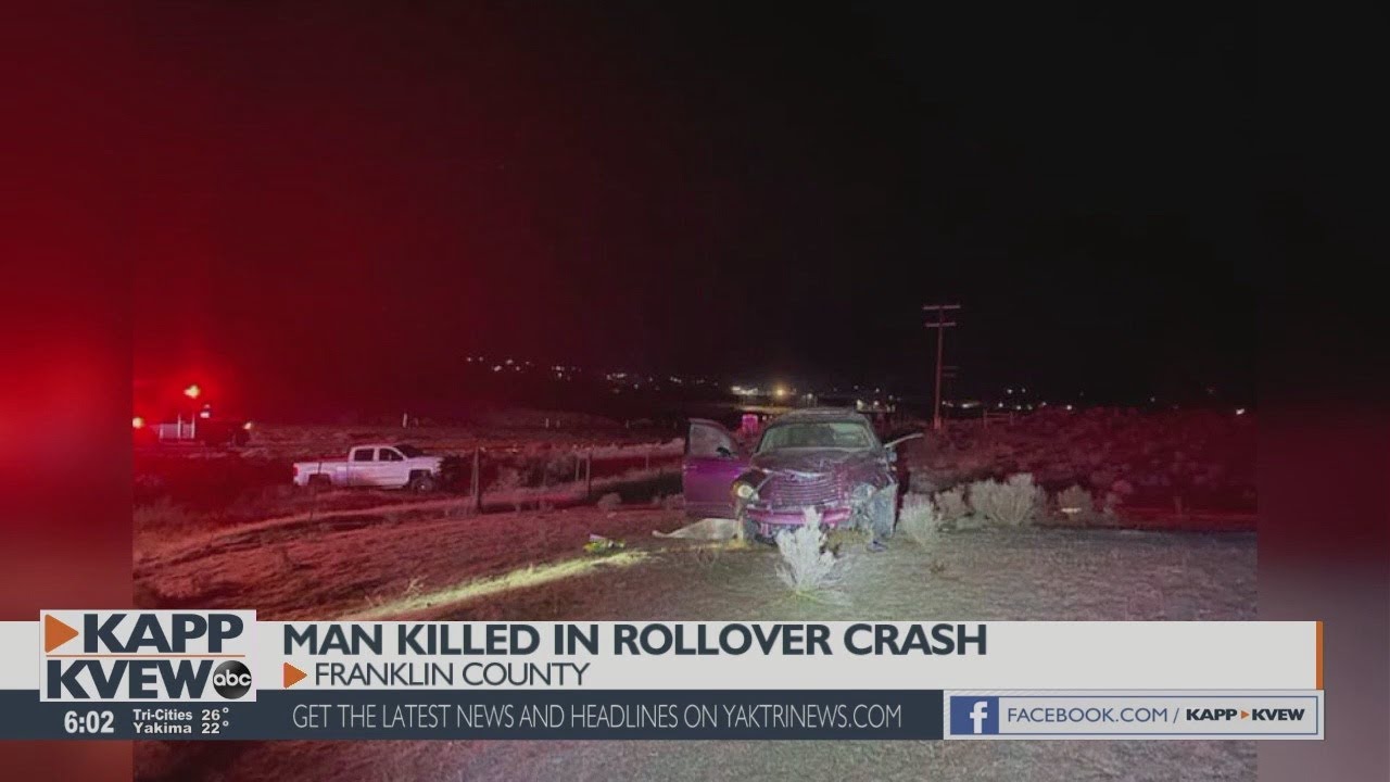 Connell Man Killed in Rollover Crash