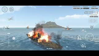 Warship bismarck stage 6 warship wars navy fleet combat *Almost failed*