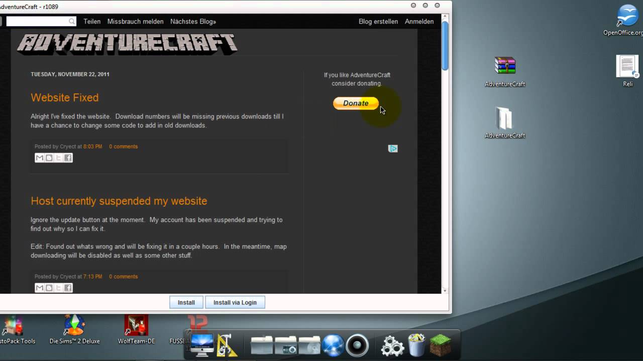Minecraft AdventureCraft (1.0) - Tutorial (German) (HD) - YouTube