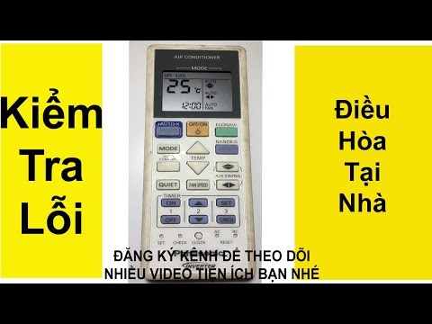 Video Hướng dẫn tìm mã lỗi điều hòa panasonic inverter tại... - youtube