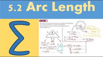 5.2 Arc Length (PURE 2 - Chapter 5: Radian measure)