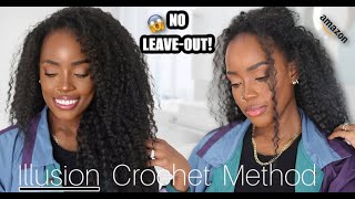 NO LeaveOut | NO Lace | NO Braids! | QUICK Illusion Hairline Crochet Braid Method | MARY K. BELLA