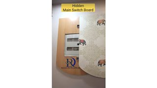 Hidden Main Switch Board | Invisible Main Switch Board | Interiorsbydivyareddy