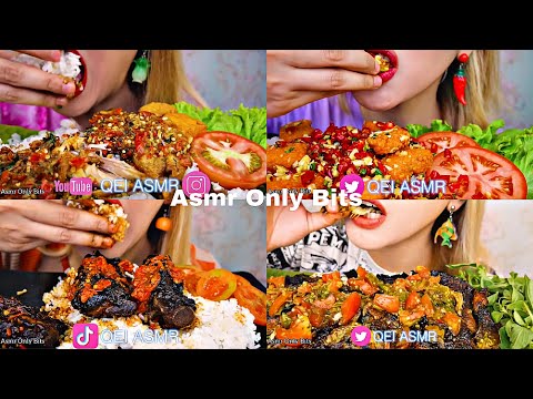 ASMR NASI BEBEK DOW3RR GUYUR SAMBEL KOREK PEDES GA WAJAR!! | ASMR Indonesia