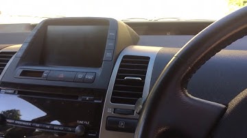 Touchscreen calibration on 2006 Prius gen2 (UK)