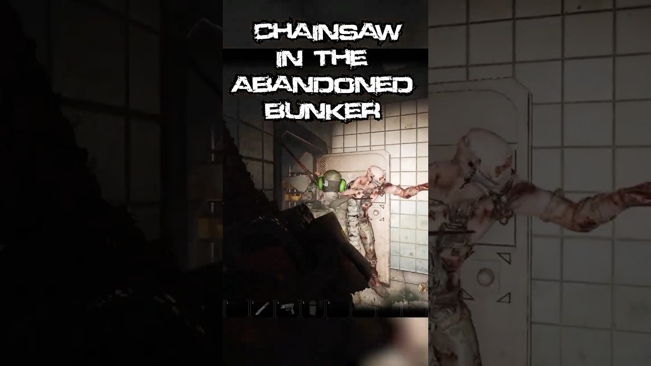 Taking A Chainsaw Into A Abandoned Bunker  