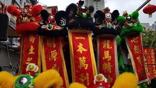 Chinatown Autumn Moon Festival Lion Dance 2019 // Yau Kung Moon San Francisco Scrolls & Finale