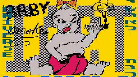 first vertical scroll demo for Atari 8-bit