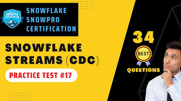Snowflake Stream Snowpro Certification 30 Questions | Snowflake Certification Practice Test | #17
