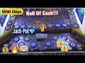 HUGE ROLL OF CASH | AND | $500 CHIPS IN THE HIGH LIMIT COIN PUSHER!!! || MEGA-WIN ||