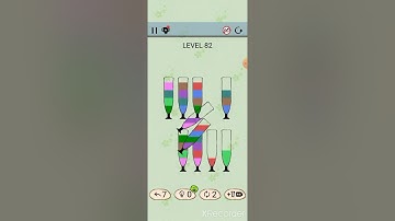 SortPuz Level 82 Water Color Puzzle Game 2022