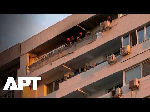 Video Russian Drone Breaches Romanian Airspace, Hits Apartment Building | APT
