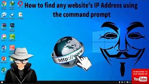 How to find any website's IP Address using  the command prompt