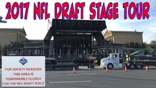 Touring the 2017 NFL Draft | Sneak Peak of the Construction | #nfldraft