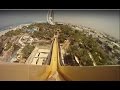 Самый страшный аттракцион в аквапарке Дубае, водная горка камикадзе «Leap of Faith» GoPro Hero 3