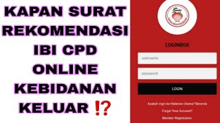 KAPAN SURAT REKOMENDASI DARI IBI CPD ONLINE STR KEBIDANAN KELUAR ⁉️