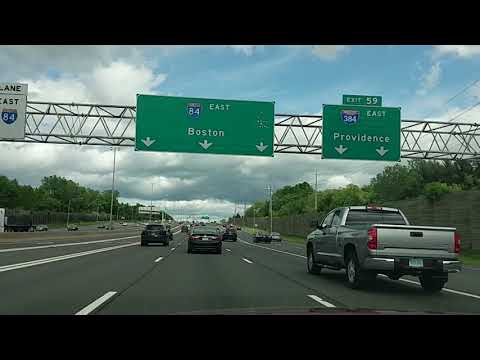 Hartford to Manchester - Driving experience | Time lapse | I84 - video from Devlup