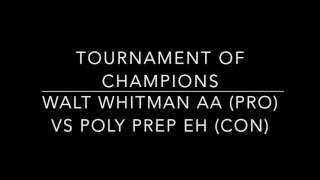 Walt Whitman AA vs Poly Prep EH TOC Octos