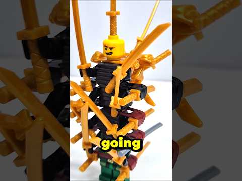 How MANY Katanas Can A LEGO minifigure HOLD Now? #lego #legosets #legopieces #ninjago #minifigures