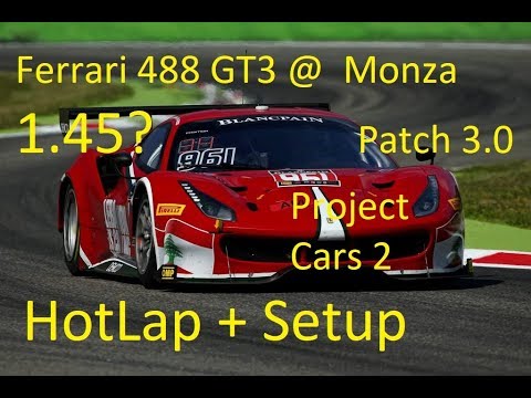 Ferrari 488 Gt3 At Monza 1459 Setuphotlap Project Cars 2