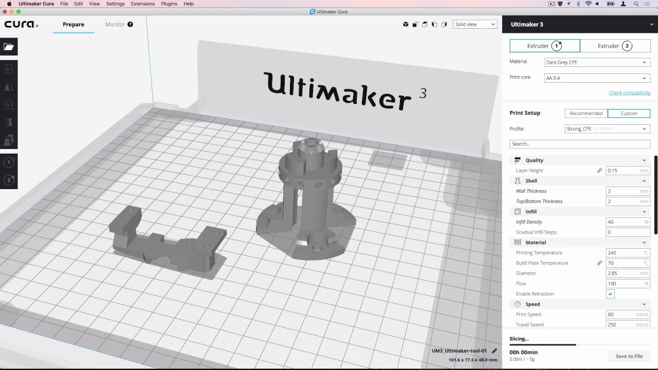 ultimaker cura files