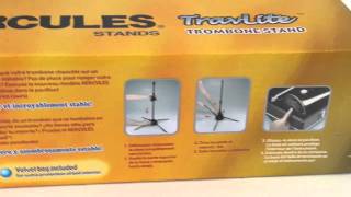 [Review]Stand DS420B TravLite In-Bell Trombone Stand At Musicians Friend