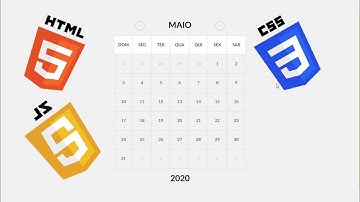 Calendário Personalizado - HTML5,CSS3 e JavaScript
