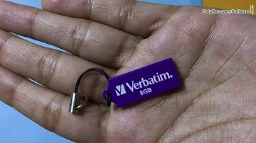 DDR Pen Drive Recovery: Restore formatted data from Verbatim USB flash drive