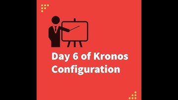 Day 6 of Kronos Configuration: Auto Resolved Exceptions