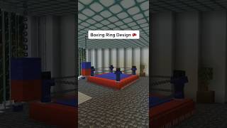 Minecraft Boxing Ring Design #shortvideo #minecraft