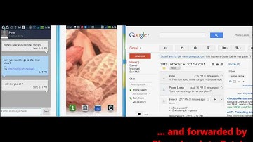 PhoneLeash - SMS forwarding and reply (demo)